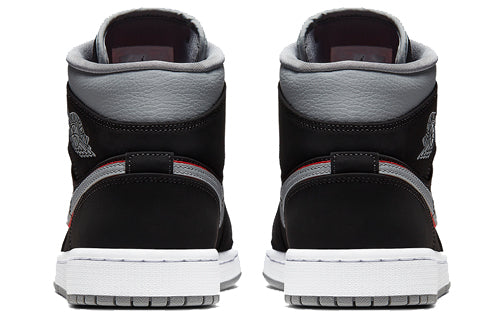 Air Jordan 1 Mid 'Black Grey' 554724-060