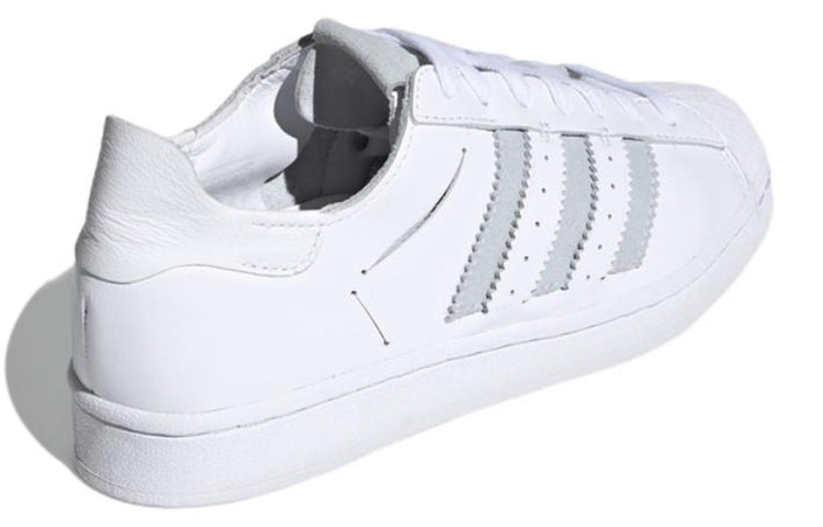 (WMNS) adidas originals Superstar 'White Grey' D97998
