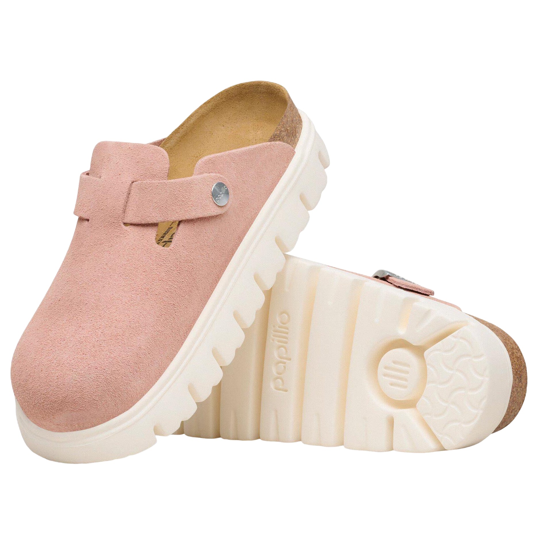 (WMNS) Birkenstock Boston Chunky 'Pink Clay' 1031255