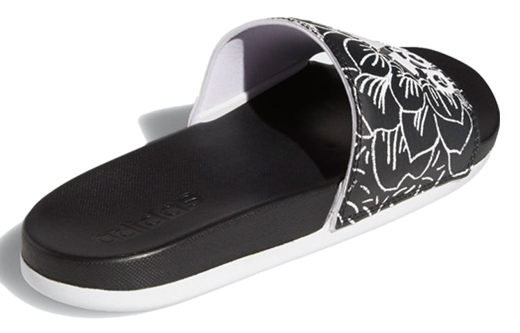 (WMNS) adidas Adilette 'Black White Purple Tint' FV6331