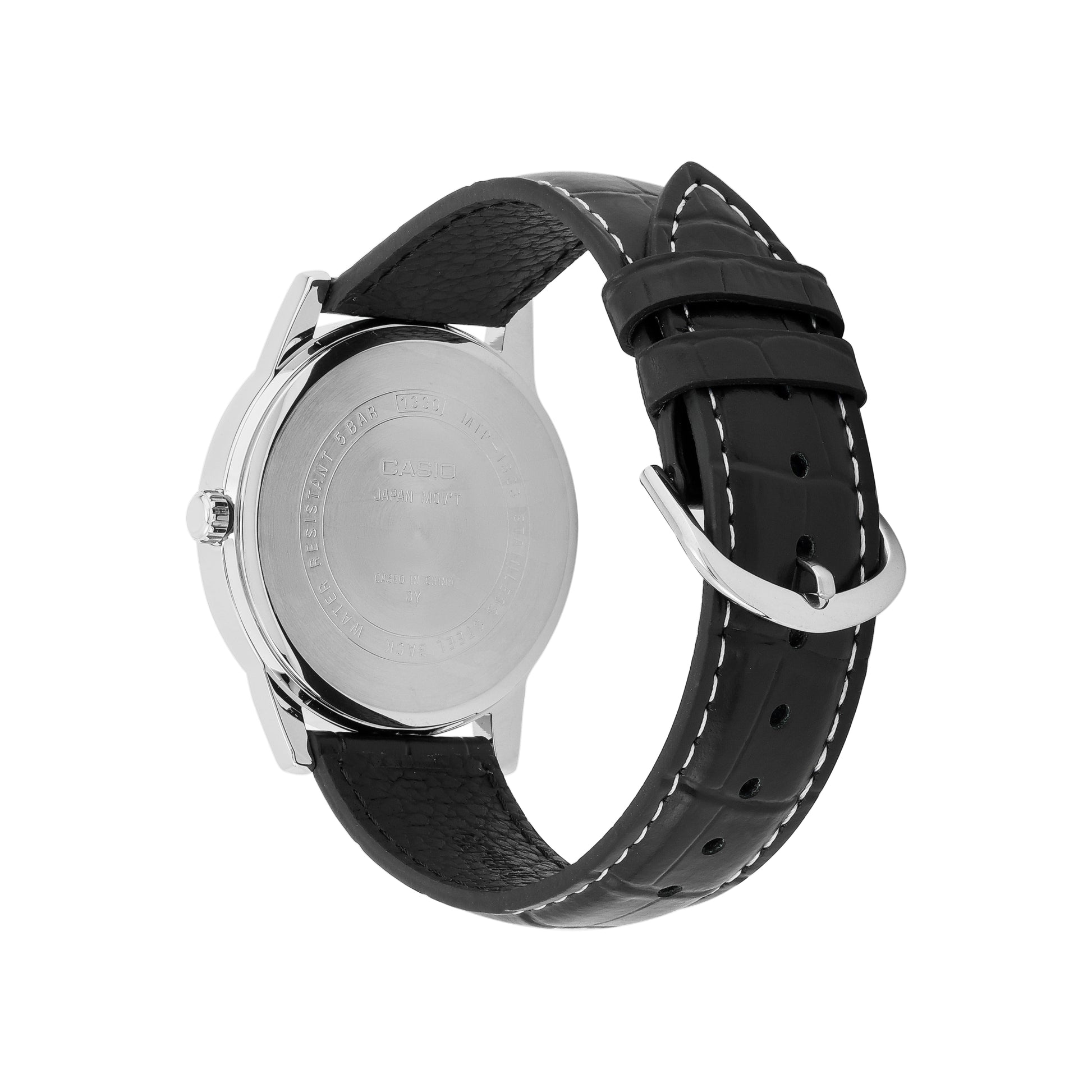 CASIO Male DRESS Japan / South Korea Fashion Waterproof Mens Black Analog MTP-1303L-7B