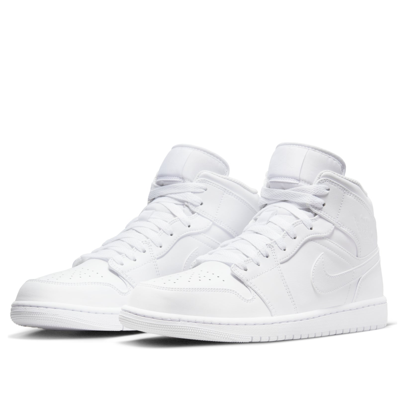 Air Jordan 1 Mid 'Triple White' 2022 554724-136