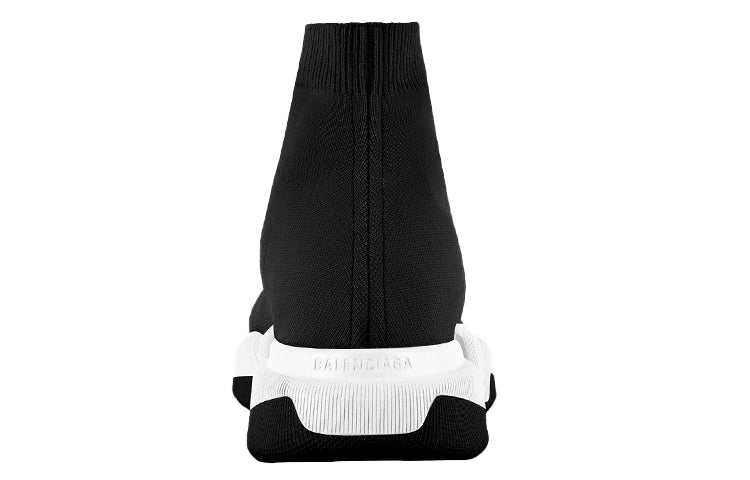 Balenciaga Speed 2 Trainer Knit 'Black White' 617239W17021015