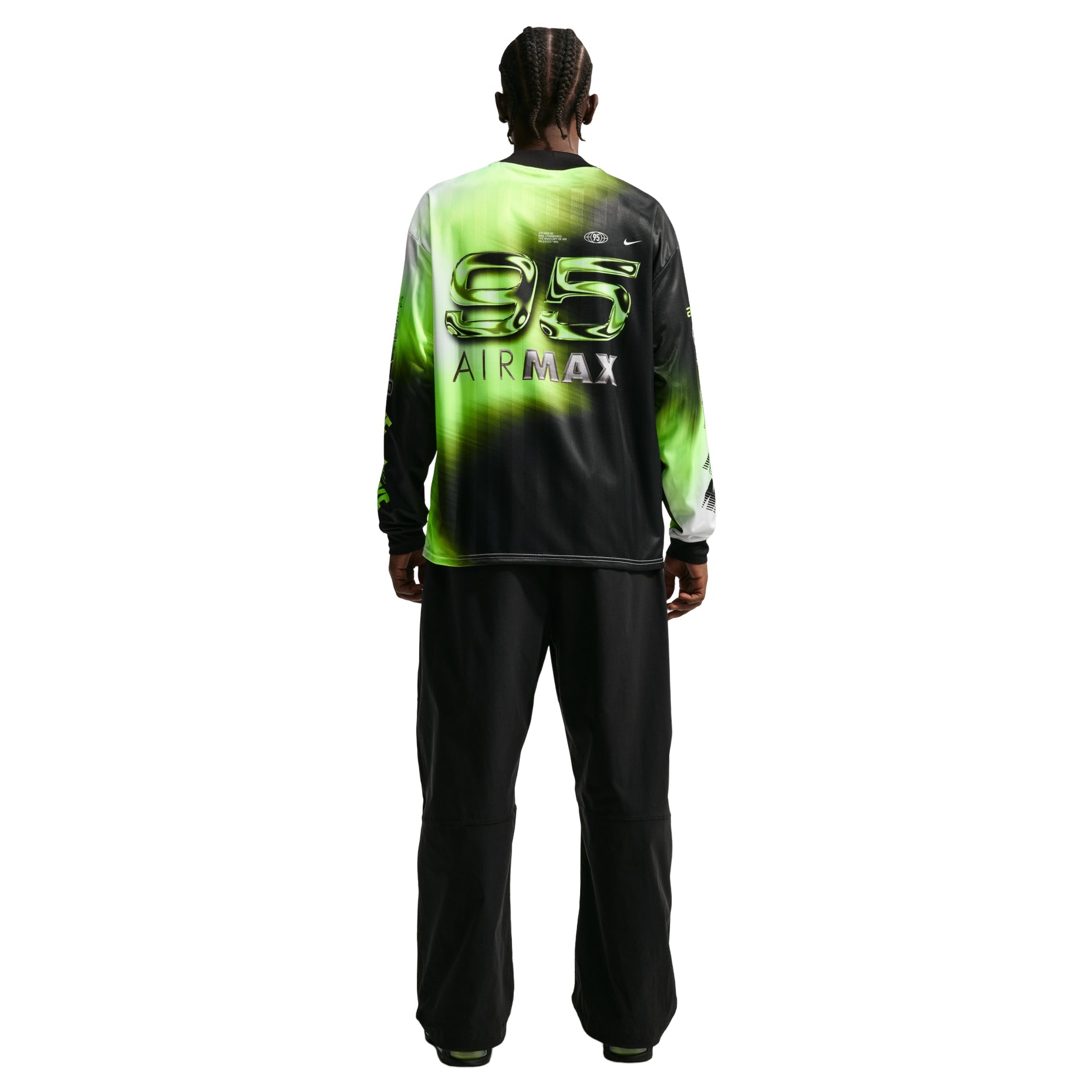 Nike Culture of Football Dri-FIT Long-Sleeve Soccer Jersey 'Volt Black White' IQ1015-702