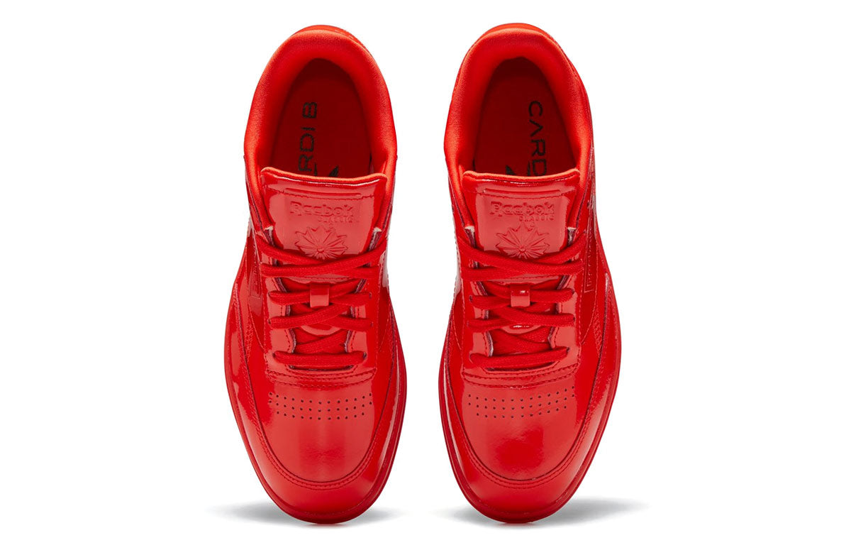 (WMNS) Reebok Cardi B x Club C Double 'Instinct Red' FZ5219