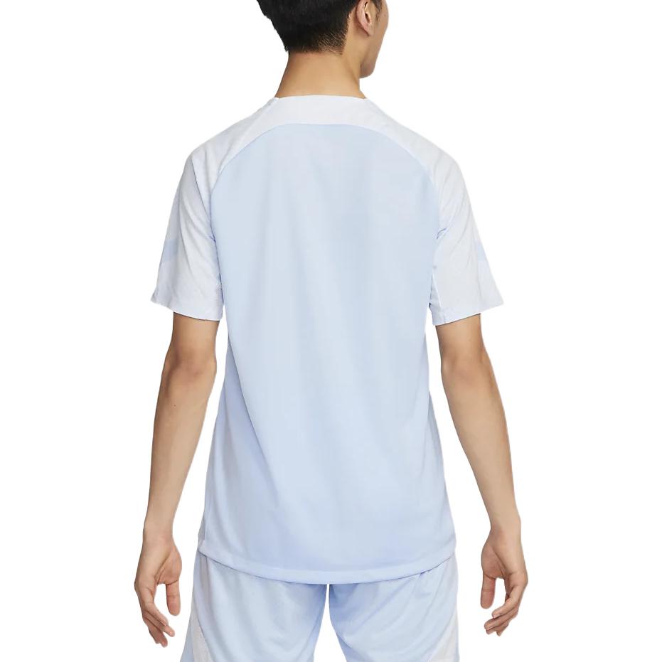 Men's Nike Colorblock Round Neck Pullover Short Sleeve Blue T-Shirt DH8699-548
