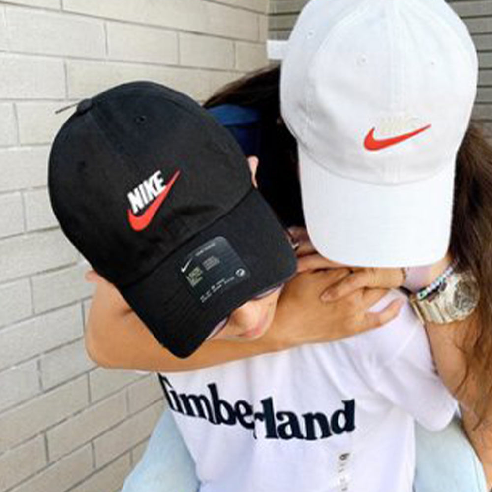 Nike Sportswear Heritage86 Futura Washed Cap 'White Red' 913011-121