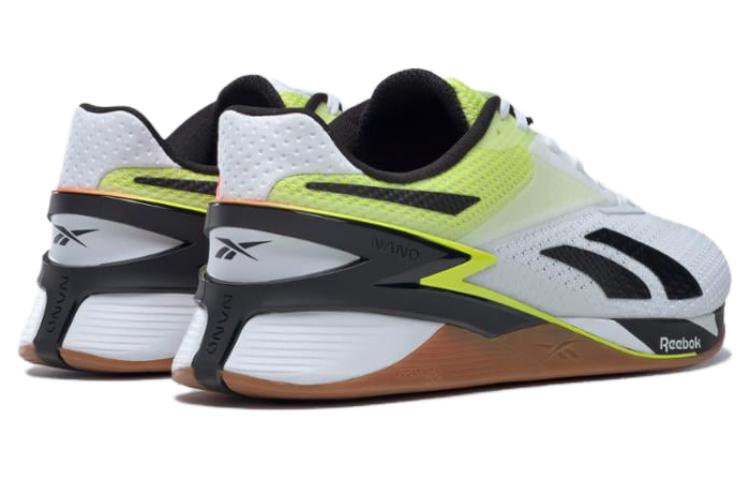 Reebok Nano X3 'White Solar Acid Yellow' 100062184