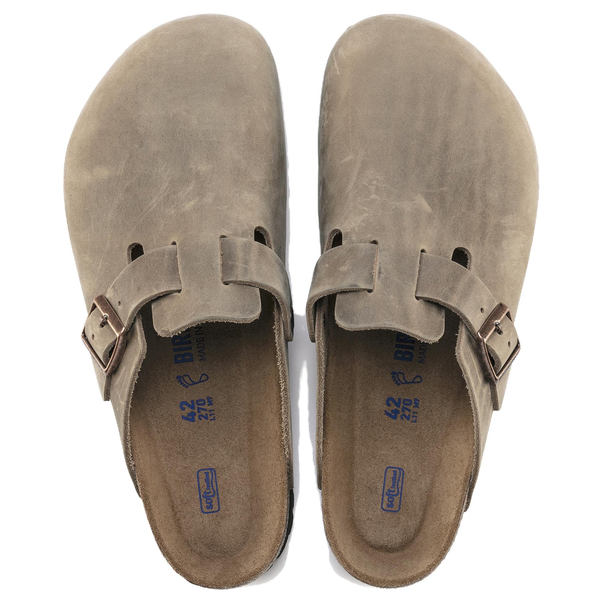 Birkenstock Boston Soft Footbed 'Tobacco Brown' 1019484