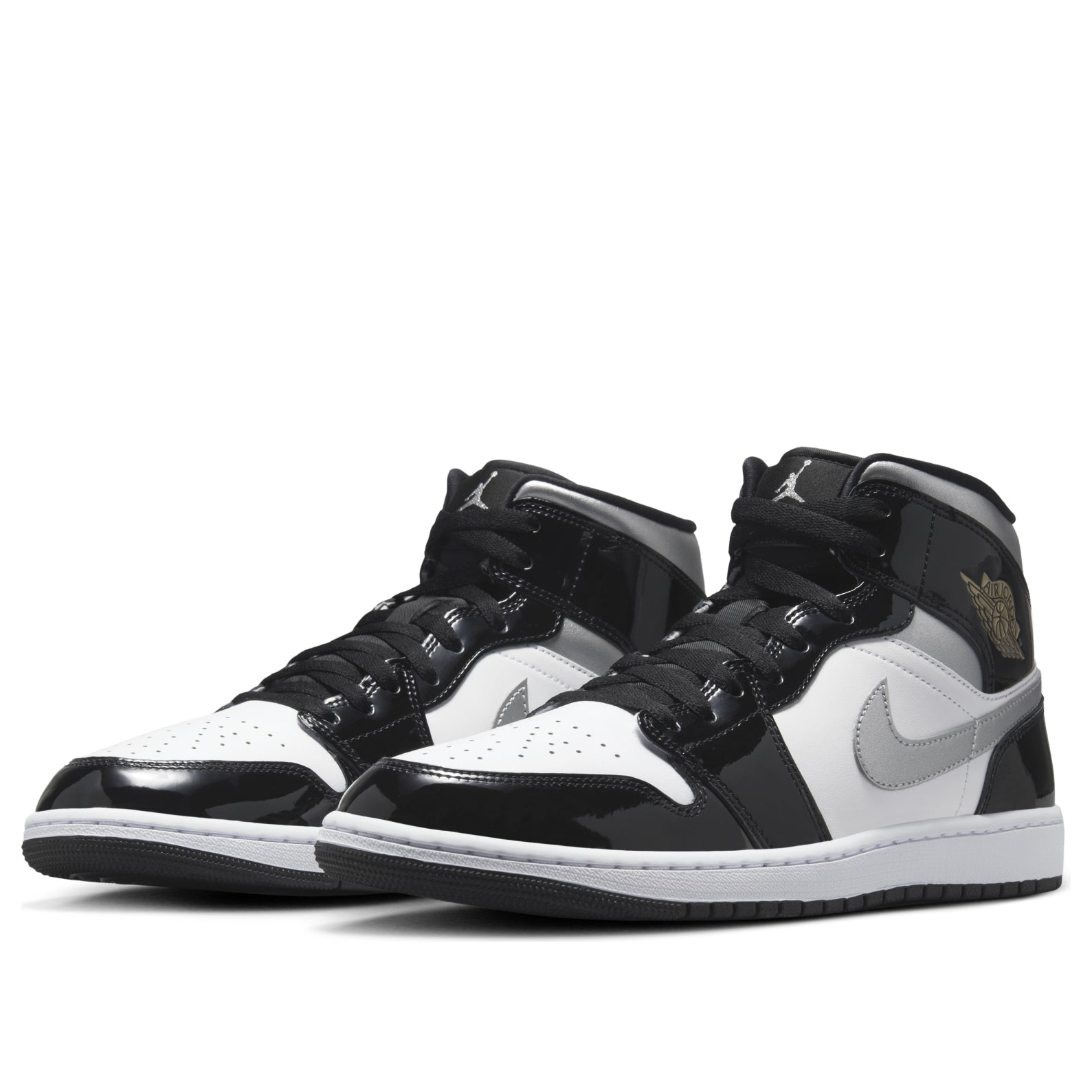 Air Jordan 1 Mid 'Black Patent' HV0789-010