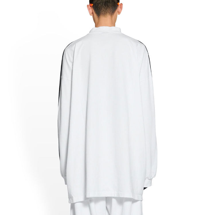 Balenciaga x adidas Long Sleeve T-shirt Oversized 'White' 728789TNVA61156