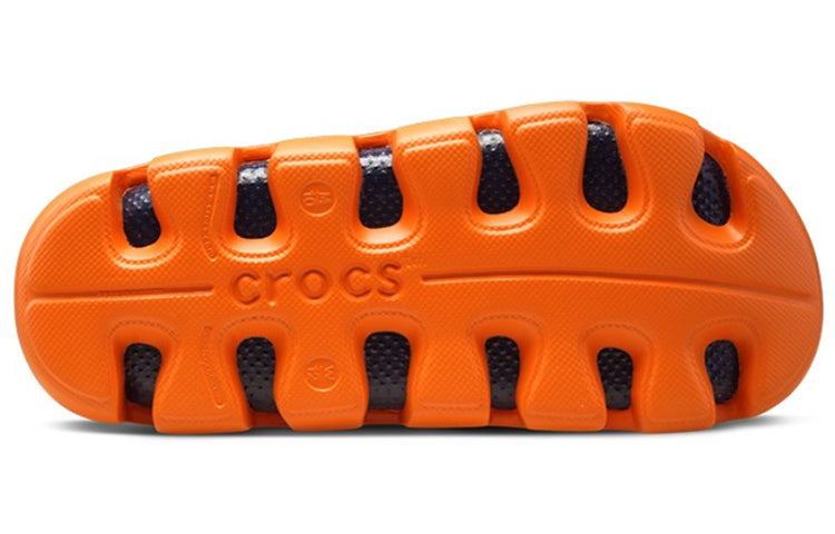 Crocs Duet Beach Sandals Blue Orange 11991-487