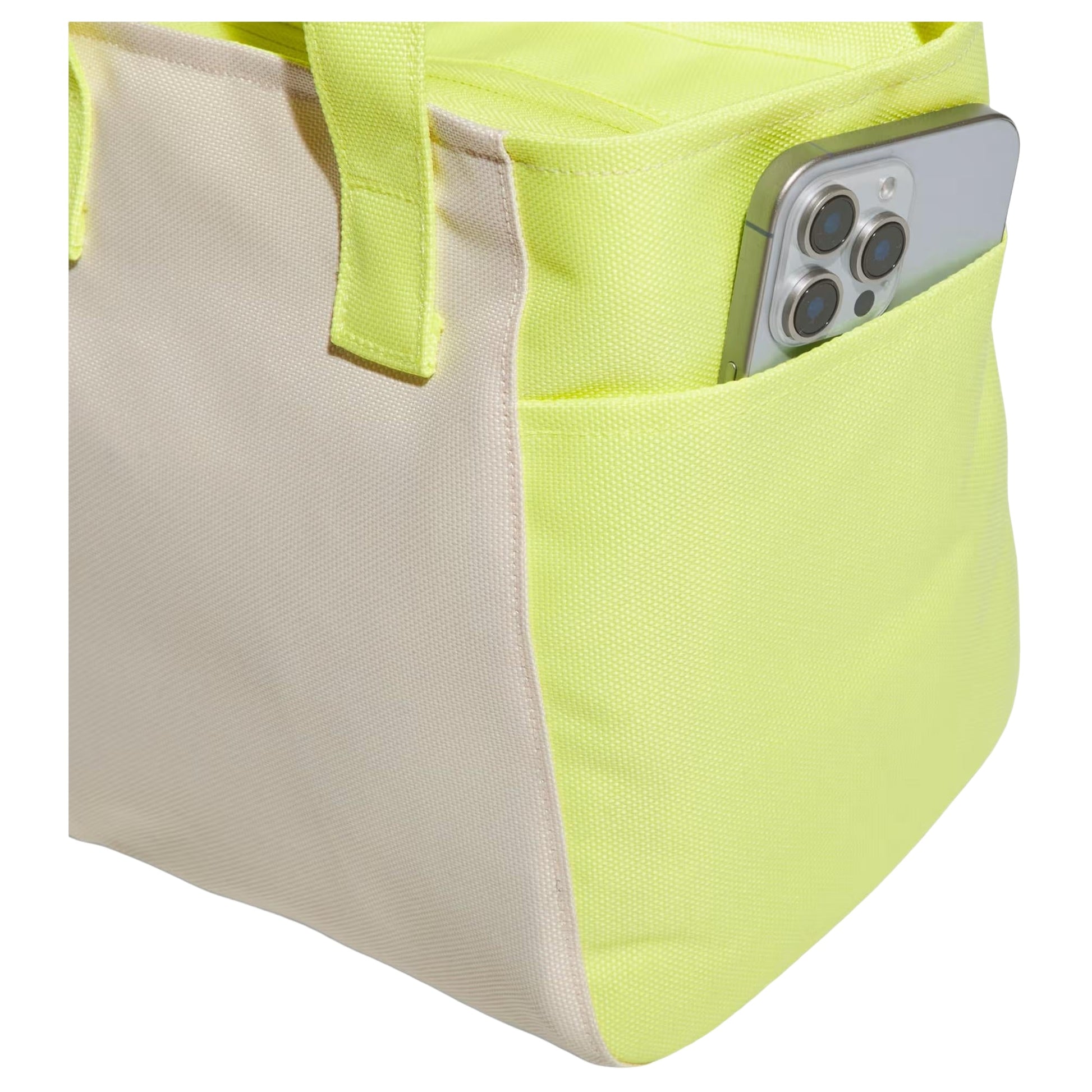adidas Chip Driver Cart Tote Bag 'Wonder White Frozen Lemon' KF9356
