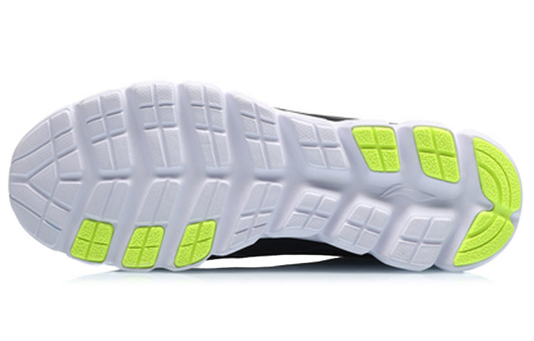 Li-Ning Light Weight Sport Shoes 'Black White Green' ARBQ041-1