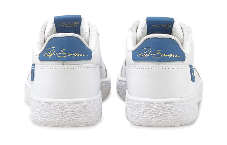 PUMA Ralph Sampson Mc Pop Casual Board Shoes White/Blue 375910-03