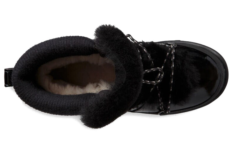 (WMNS) UGG Highland Waterproof Fleece Lined Black 1096467-BLK