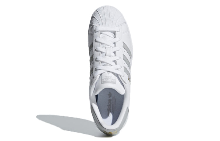 (WMNS) adidas originals Superstar 'White Grey' B42002