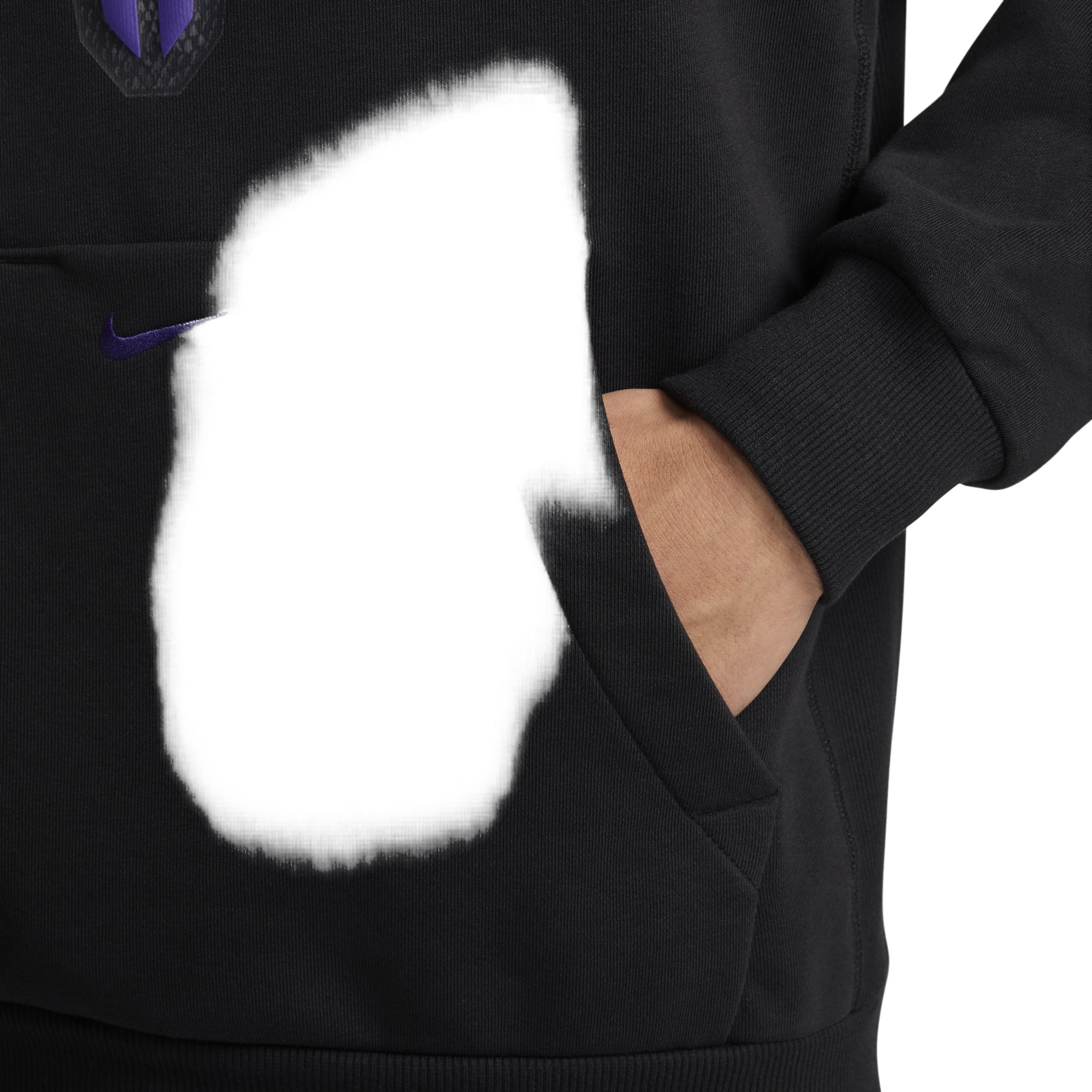 Nike Kobe Dri-FIT Standard Issue Basketball Hoodie Asia Sizing 'Black Field Purple' HF0067-010