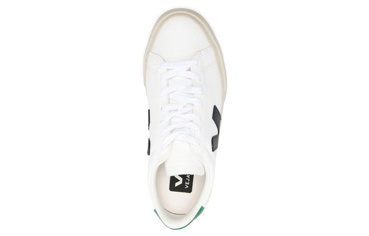 VEJA Campo Chromefree Leather 'White Black Emeraude' CP0503155