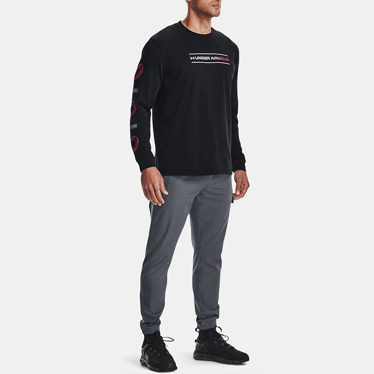 Under Armour Branded Spiral Heavyweight Long Sleeve T-shirt 'Black' 1366473-001