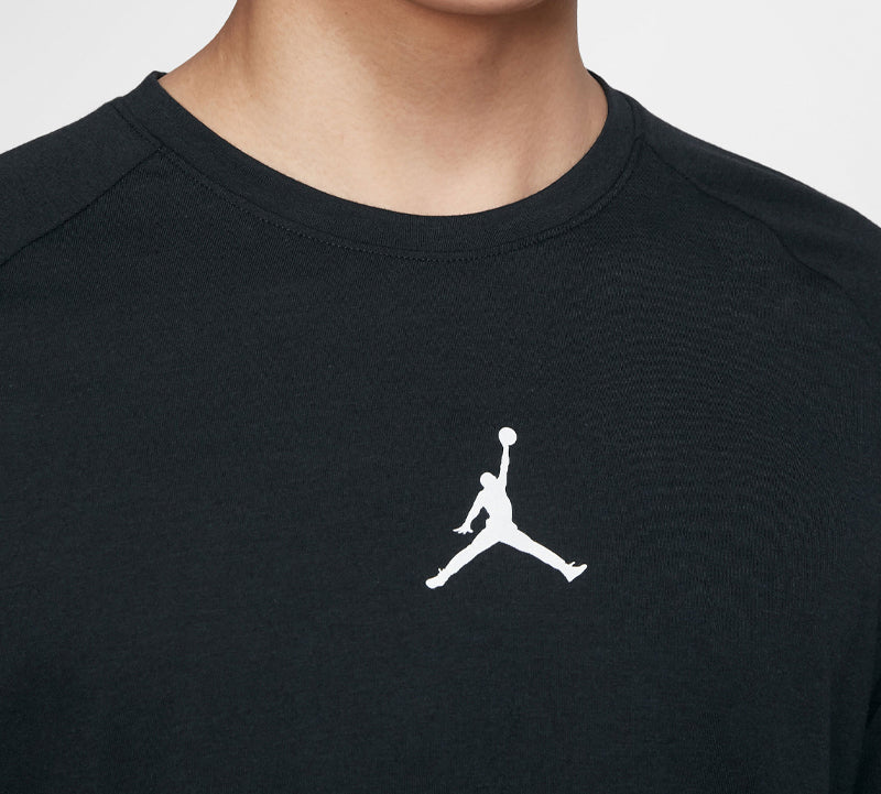 Air Jordan 25 Alpha Dri-Fit Back Printing Long Sleeves 'Black' 926437-010