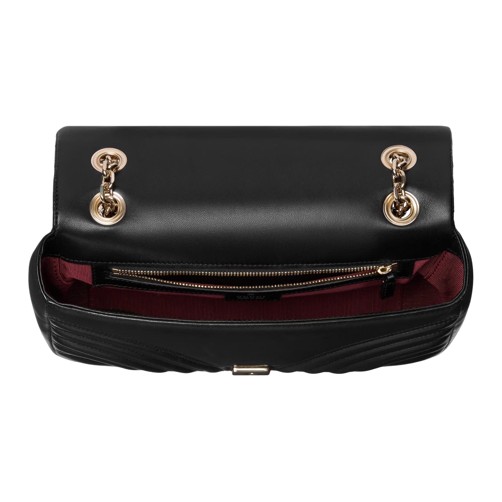 (WMNS) Gucci GG Marmont Medium Shoulder Bag 'Black' 837267-AAE38-1000
