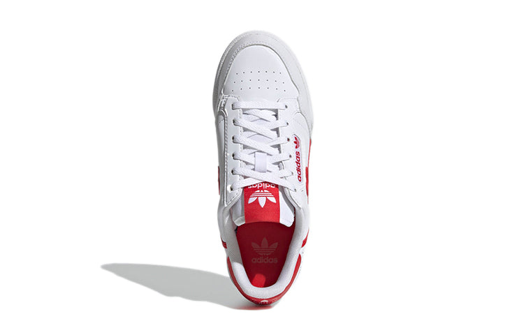 (GS) adidas Continental 80 J 'White Red' FY2578