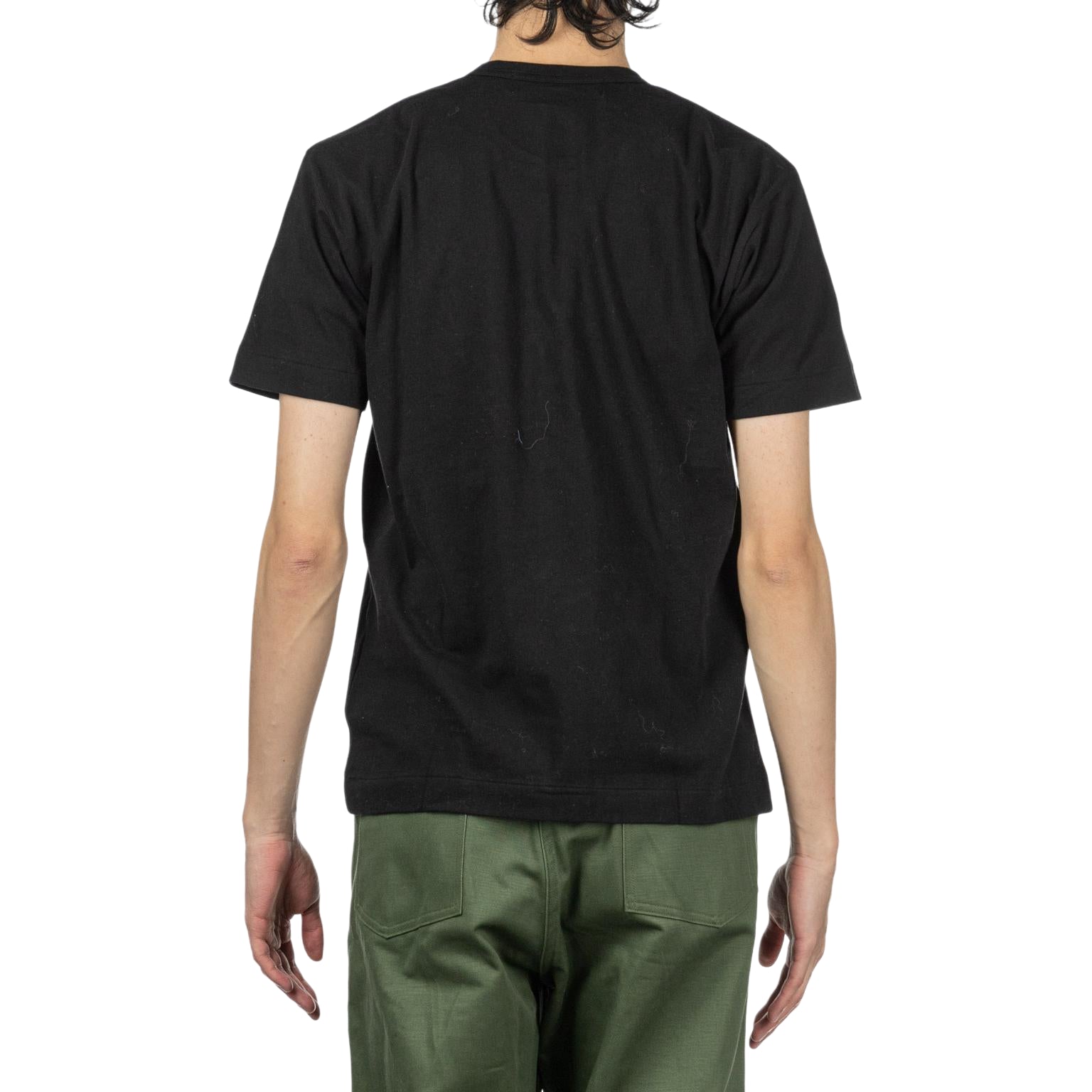 COMME des GARCONS PLAY SS25 Gold Heart T-Shirt 'Black' AX-T216-051-1