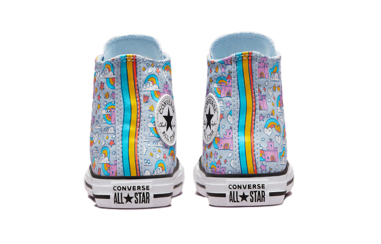 Converse Chuck Taylor All Star High-Top Sneakers K Blue/Pink 372943C