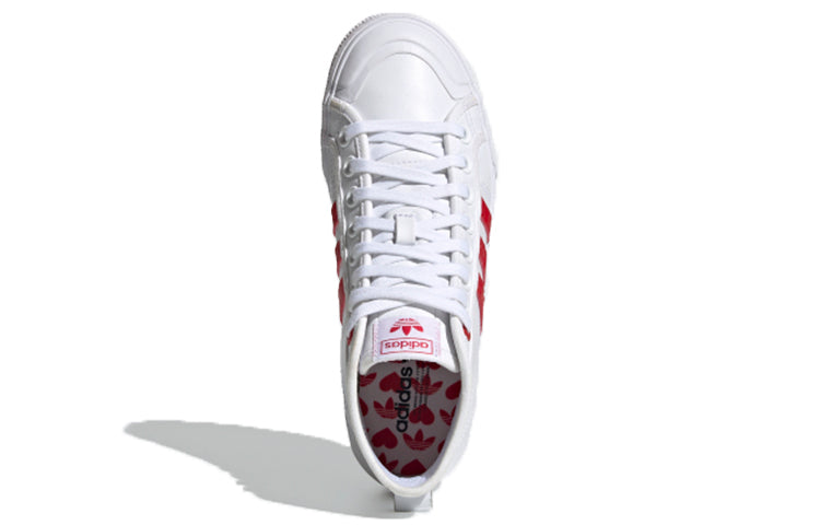 (WMNS) adidas Nizza Platform Mid 'White Red' H02971
