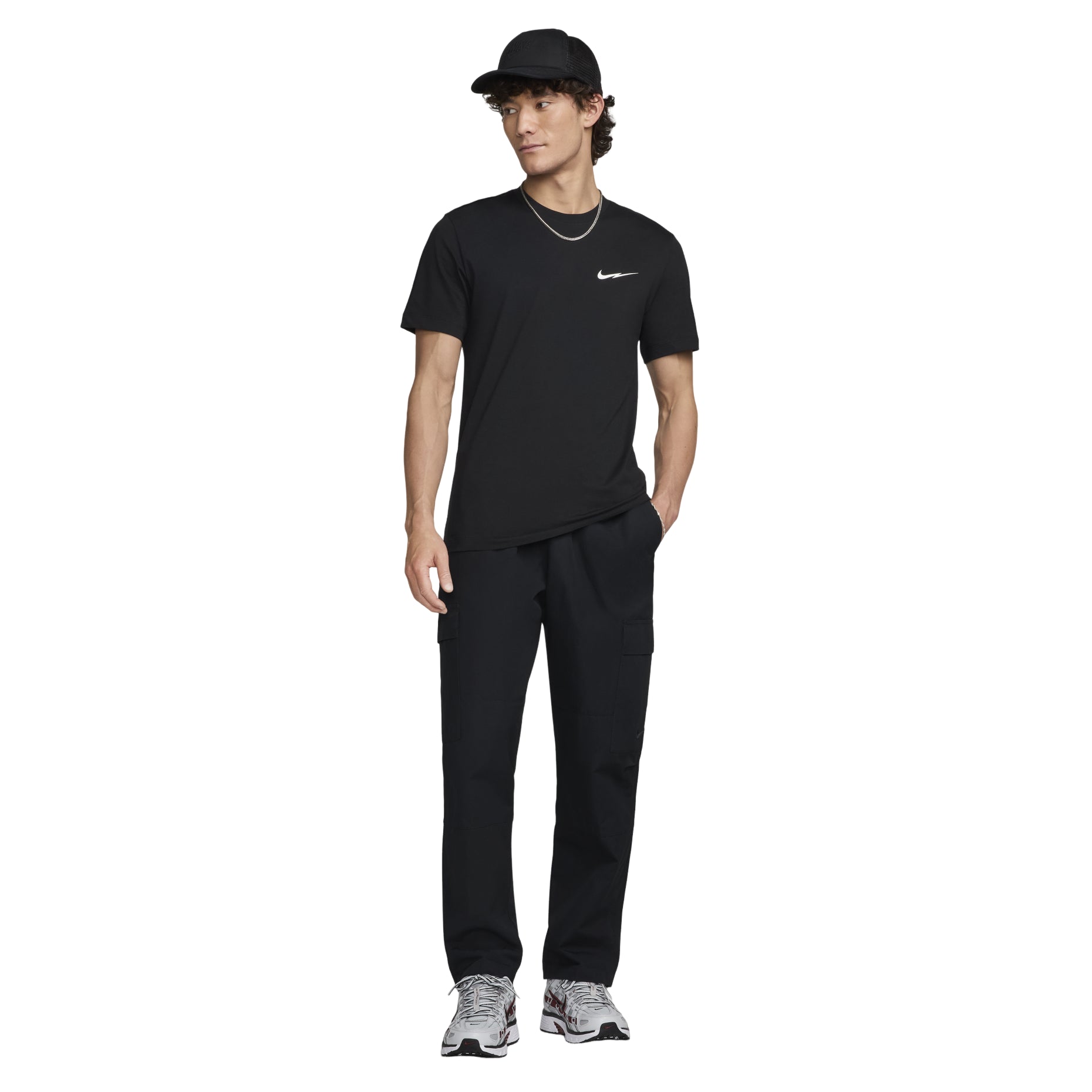 Nike Sportswear Swoosh T-Shirt Asia Sizing 'Black' FZ5418-010
