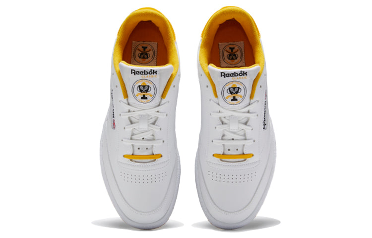 Reebok Club C 85 Running Shoes White/Yellow FX3373
