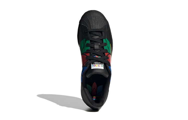 (GS) adidas originals Superstar Pure J 'Black' FW4006