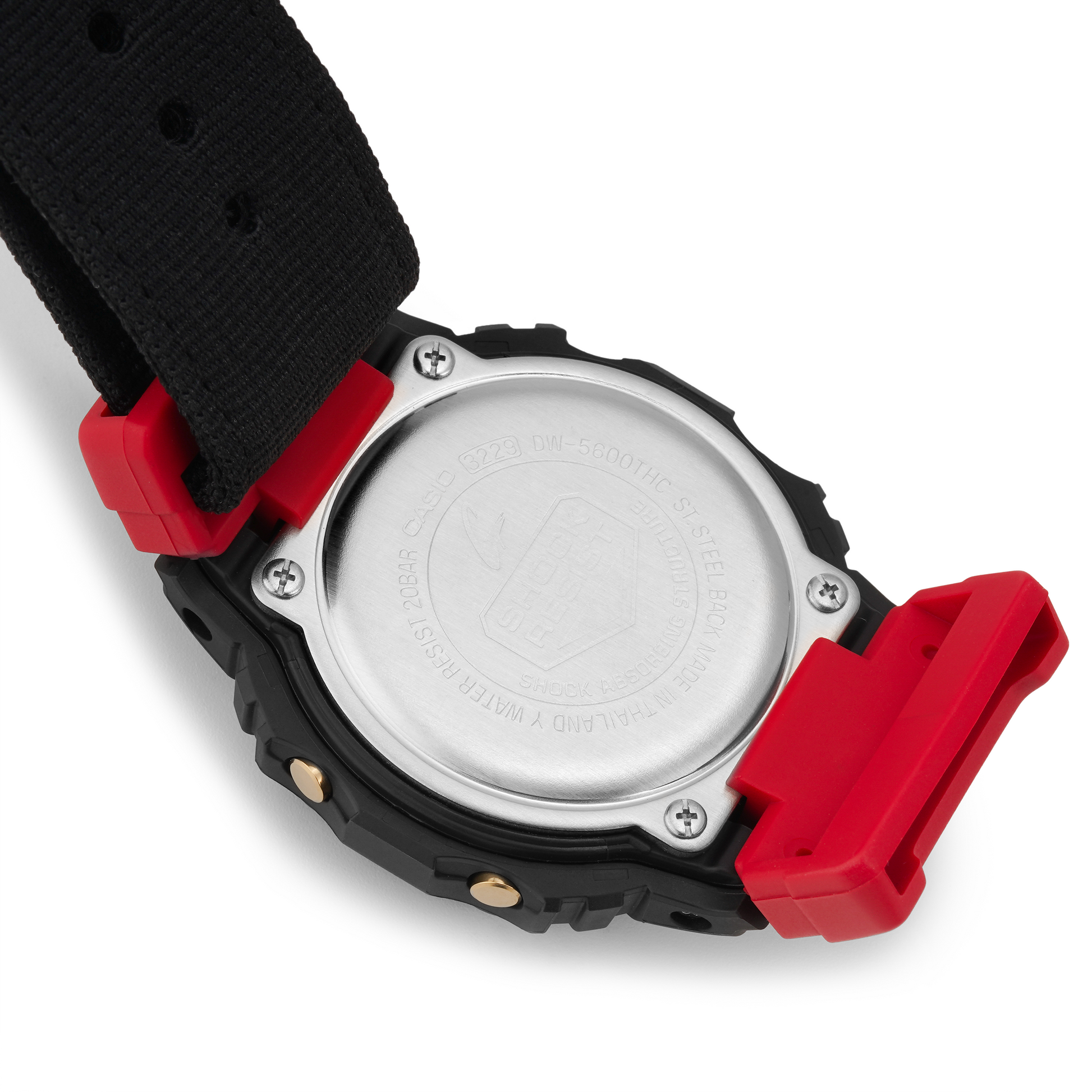 CASIO G-Shock Square 'Black Red' DW-5600THC-1
