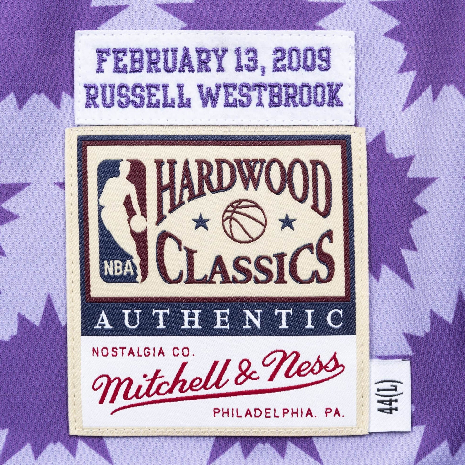 Mitchell & Ness x NBA Rookie Team 2009 Jerseys 'Russell Westbrook 0' AJY4EL18005-BRTPURP09RWS