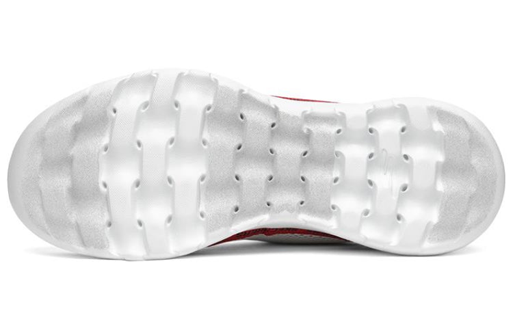 (WMNS) Skechers Go Walk Joy Running Shoes White/Red 124088-WRD