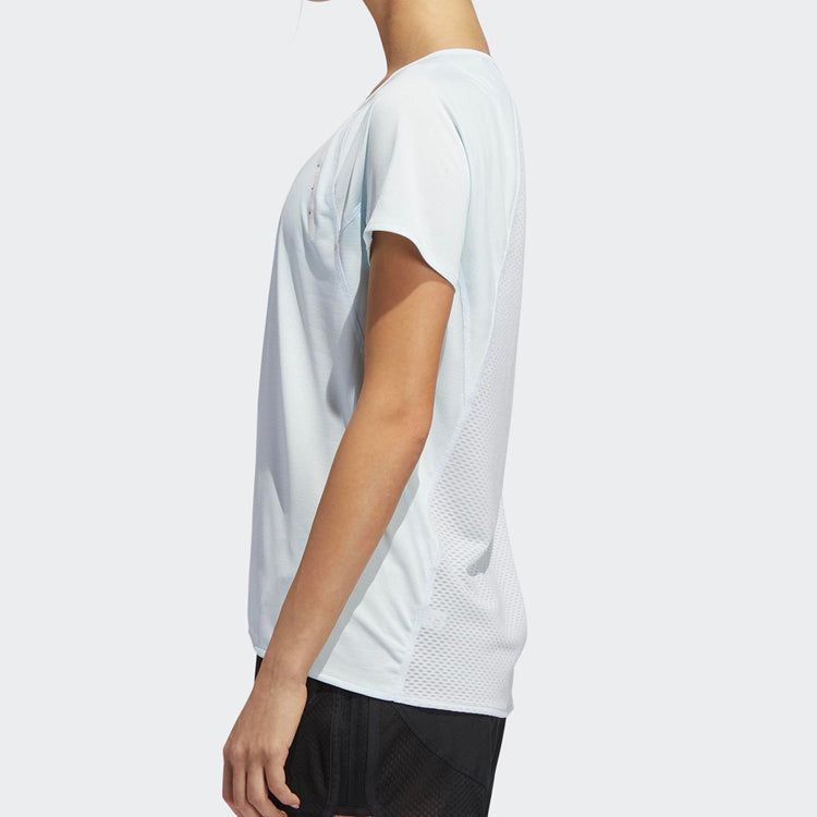 (WMNS) adidas Heat.rdy Tee Running Sports Short Sleeve White FK0736