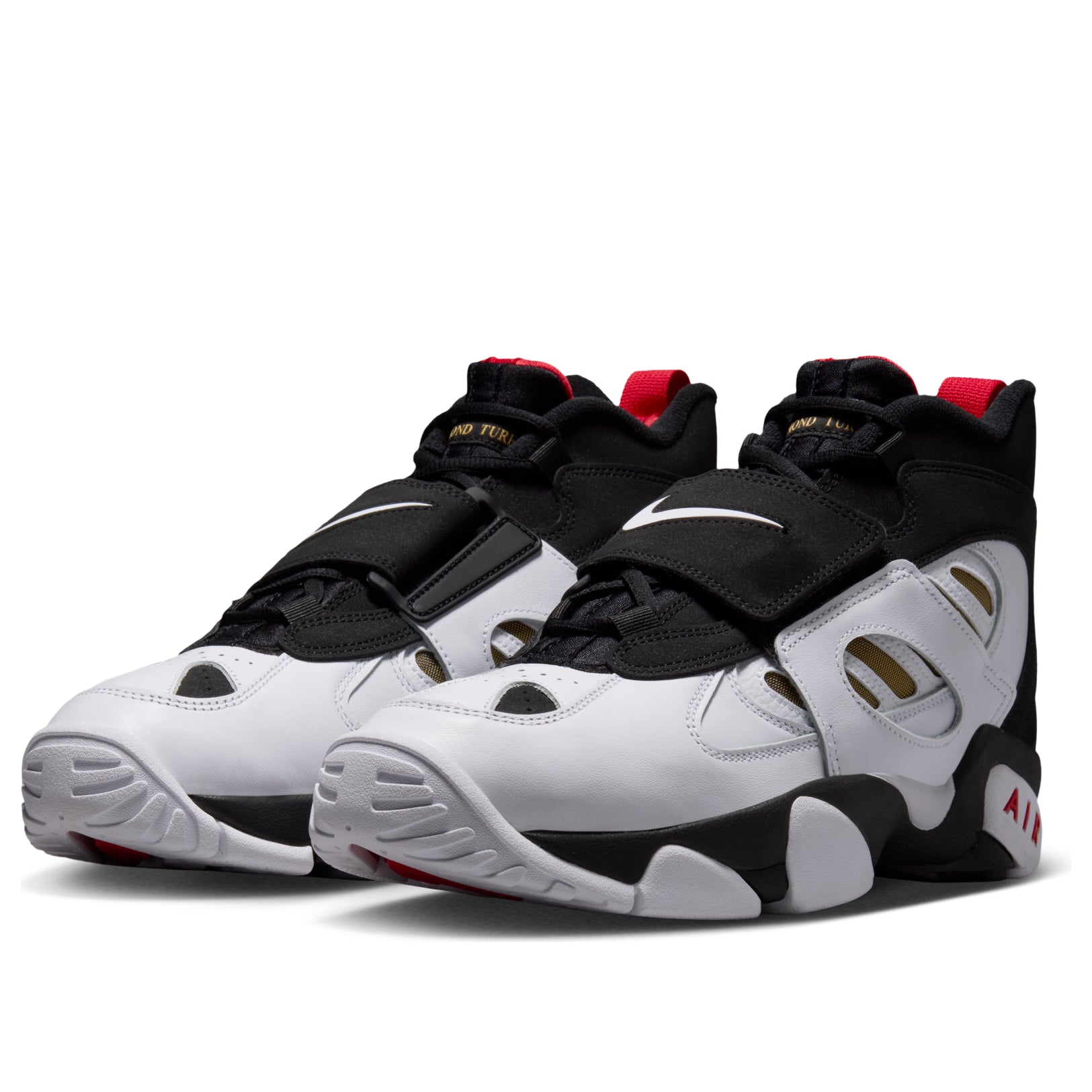 Nike Air Diamond Turf 2 49Ers 'Black White Metallic Gold Varsity Red' II7080-001
