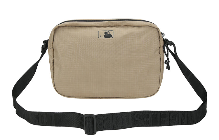 MLB String Drawstring Series LA Los Angeles Dodgers Logo Shoulder Messenger Bag fanny pack Cargo Khaki 32BGD4011-07B