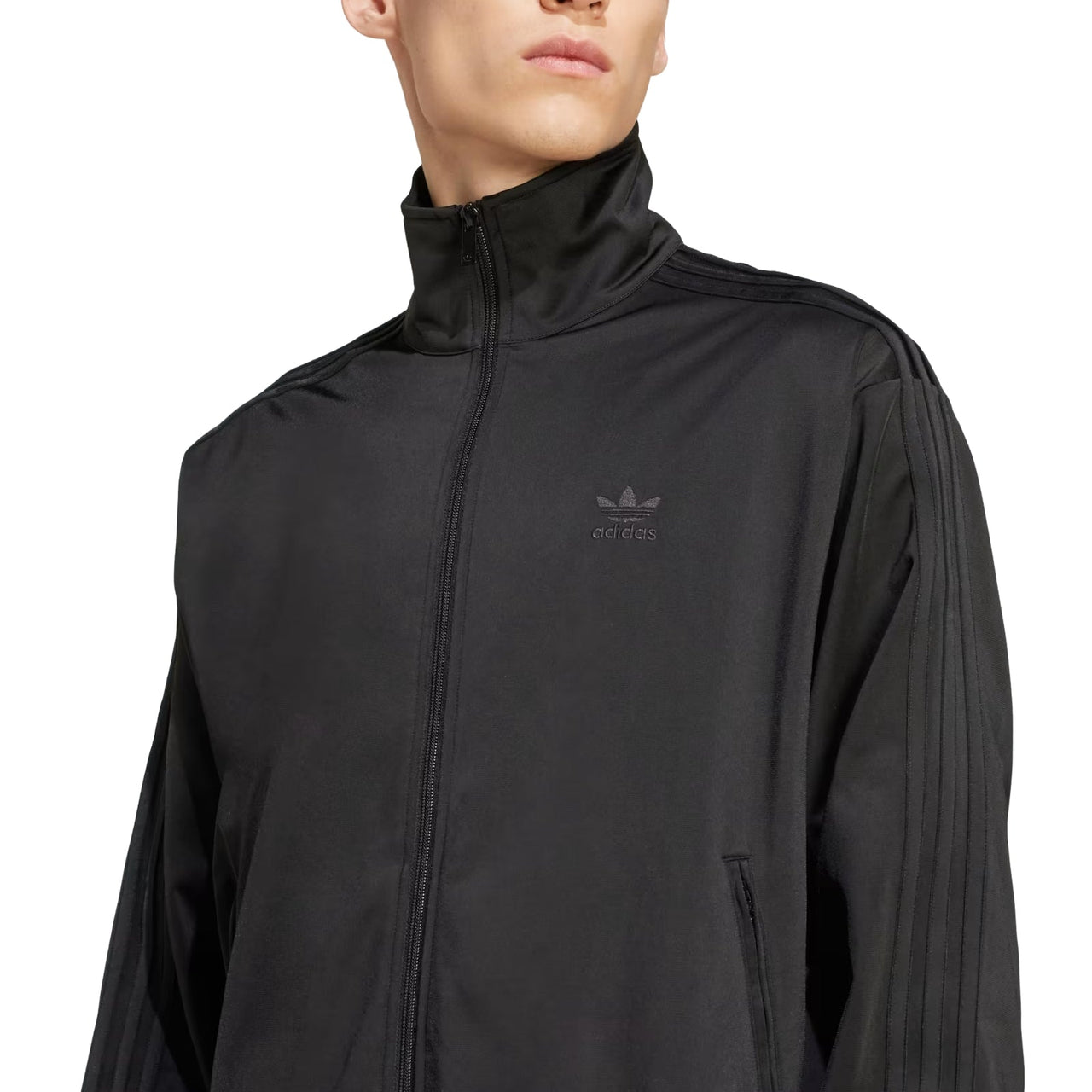adidas adicolor Classic Firebird Track Jacket Asia Sizing 'Black' JY1347