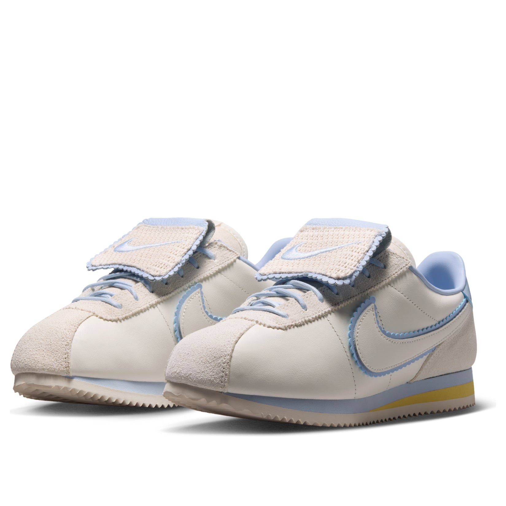 (WMNS) Nike Cortez 'Sail Soft Yellow Hydrogen Blue' IW6363-117