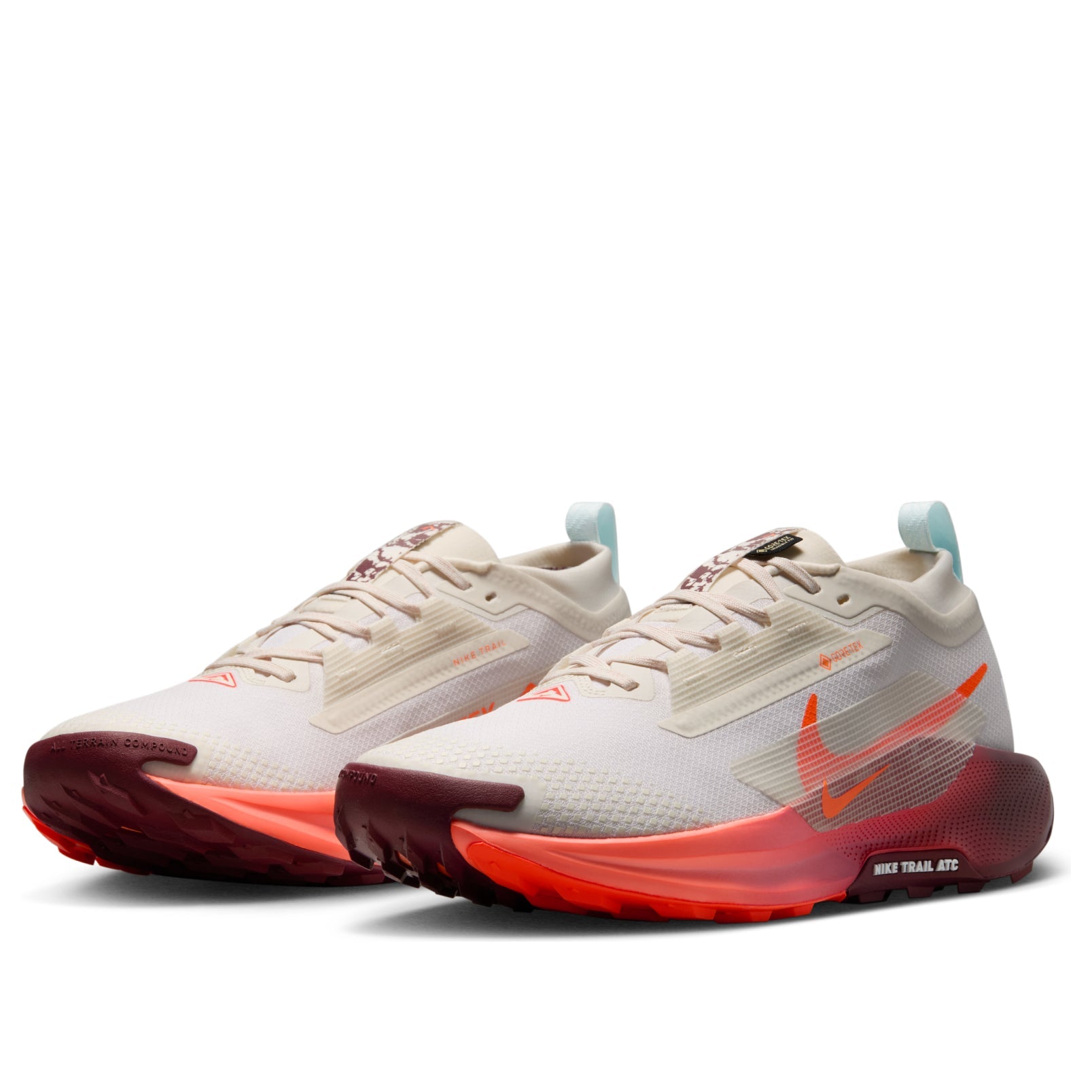 Nike React Pegasus Trail 5 Gore-Tex 'Sail Glacier Blue Dark Team Red Hyper Crimson' FQ0908-104