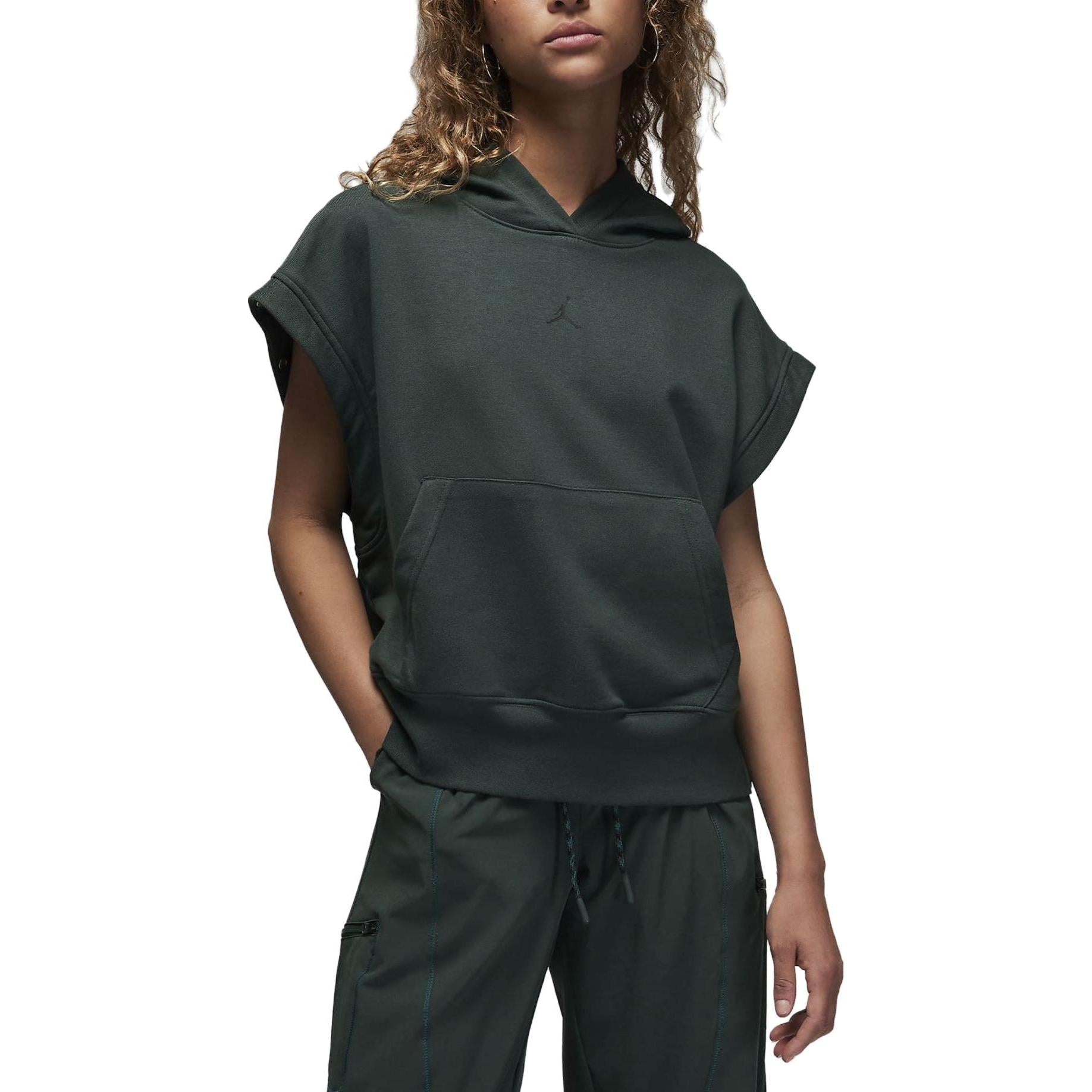 (WMNS) Air Jordan Sport Fleece Hoodie 'Midnight Green' FB4609-316