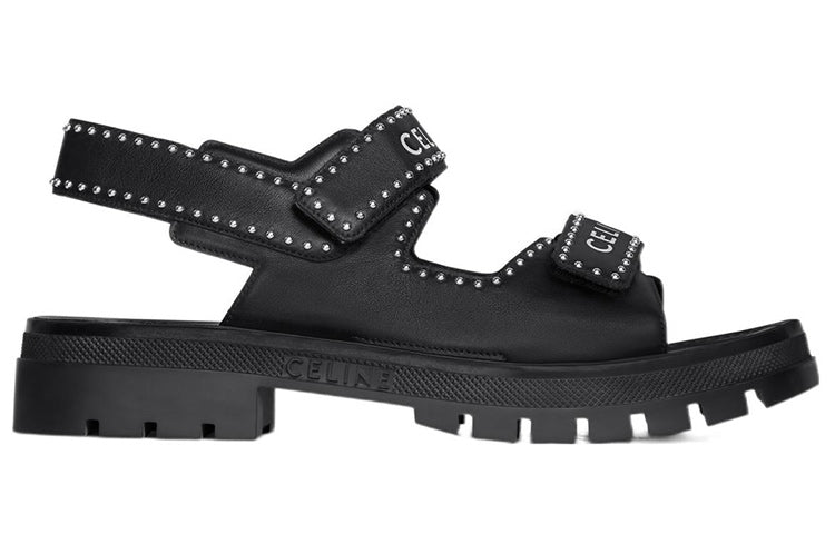 CELINE Beach Sandals Men's Black