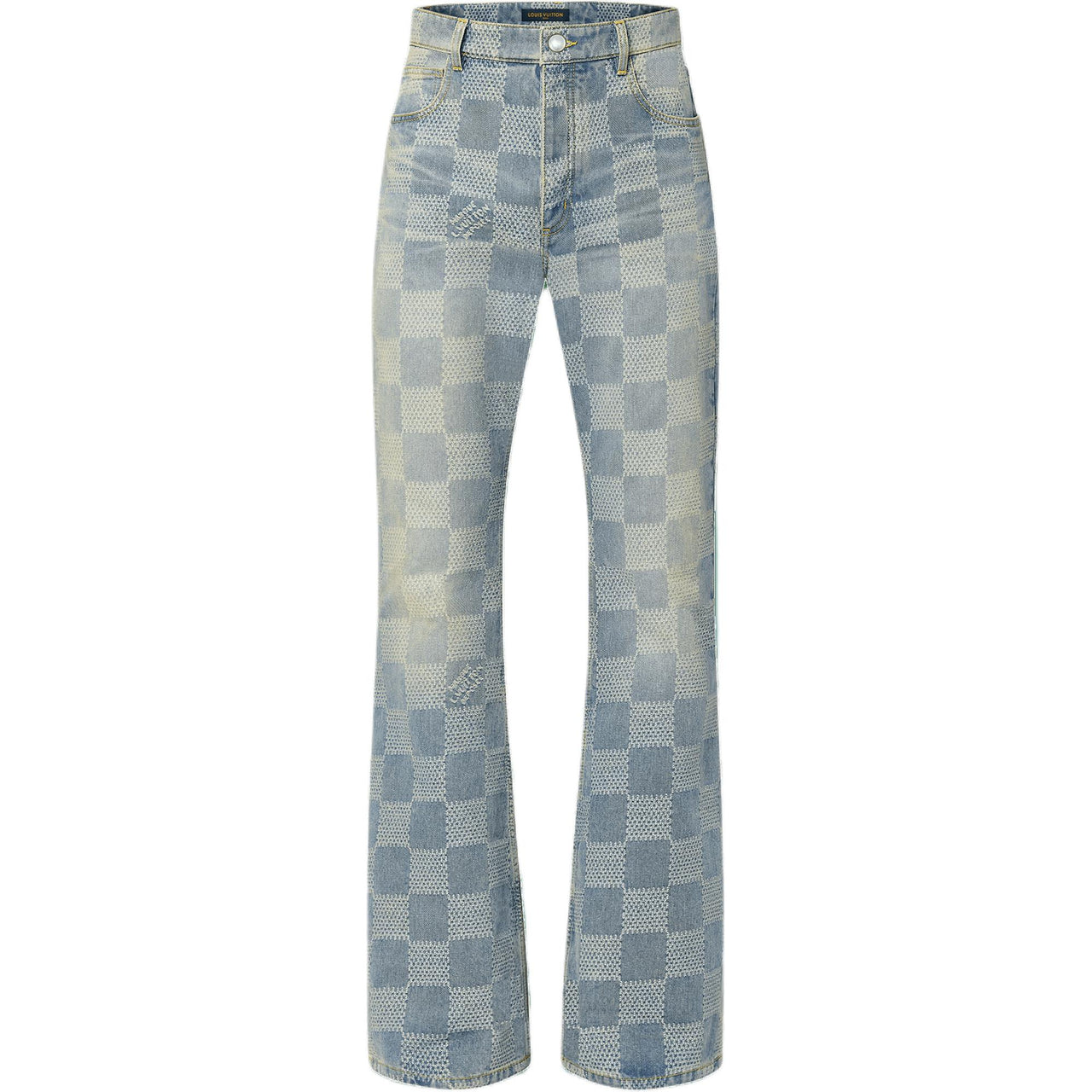 LOUIS VUITTON Damier Denim 3D Bootcut