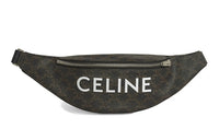 CELINE TriompheCANVAS Leather Shoulder Bag Crossbody Bag Sling Bag Fanny Pack Regular Men's Army Green