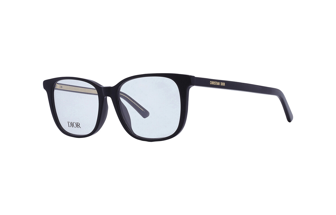 DIOR Plastic Square Sunglasses Unisex Black