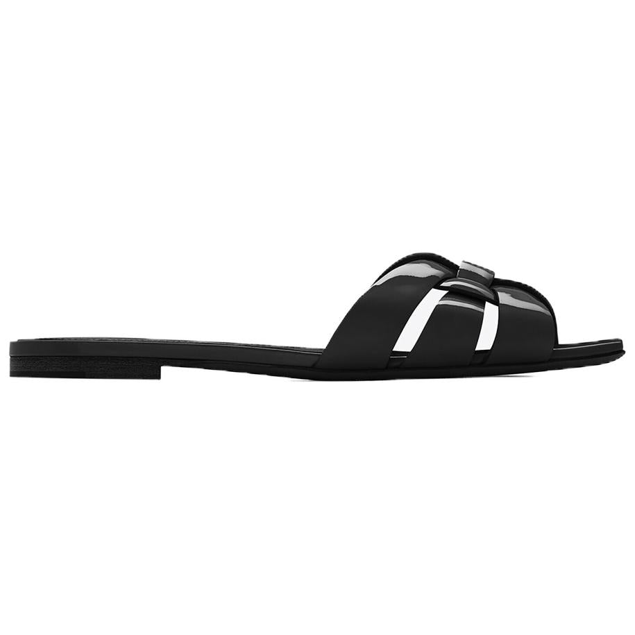 SAINT LAURENT Tribute Flat Sandals Women's