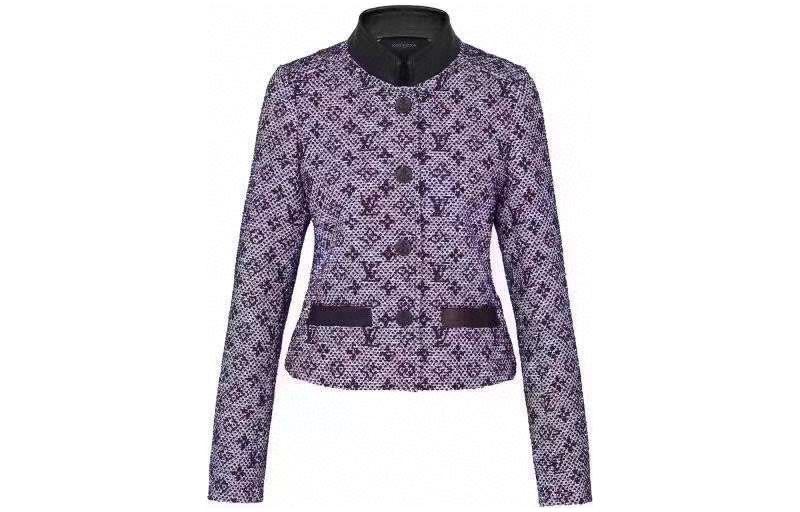 LOUIS VUITTON New Quarterly Products Of LV Jackets Coats Women's Purple