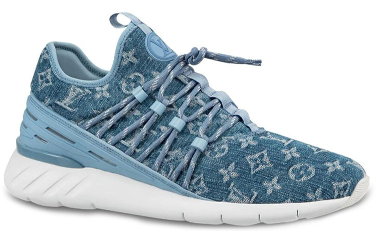 LOUIS VUITTON Fastlane Sneakers 'Denim Logo Monogram'